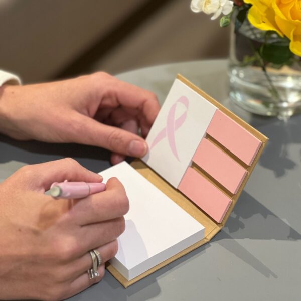 Notisblokk med post-it